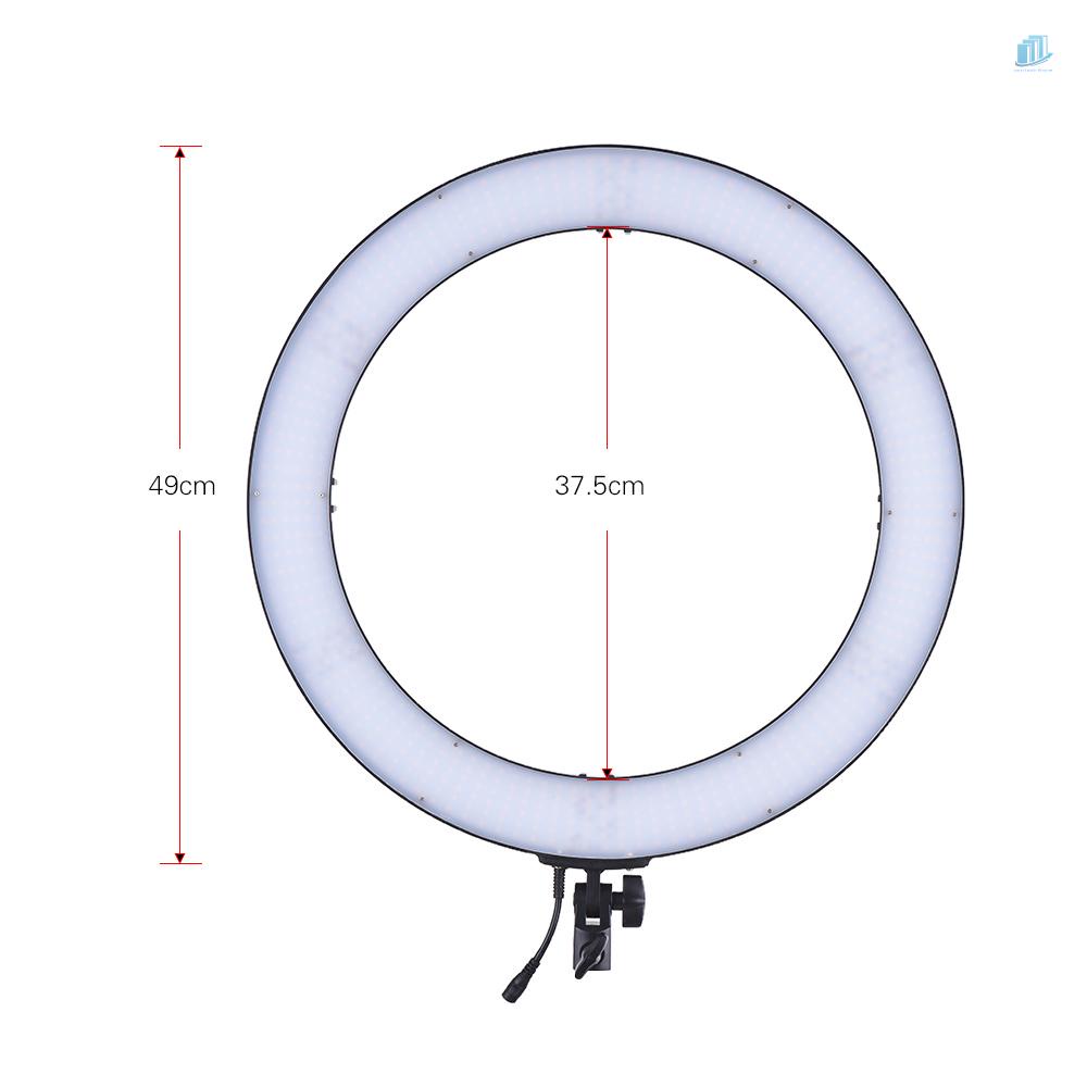 Đèn Led Andoer RL720B Chuyên Nghiệp 19 Inch 3200K-5600K 720 Bóng Với Giá Đỡ Điện Thoại Tiện Dụng