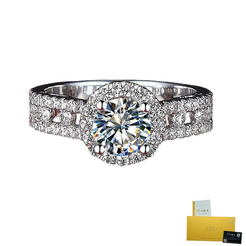 Nhẫn thiết kế rỗng sáng tạo thời trang 1 karat