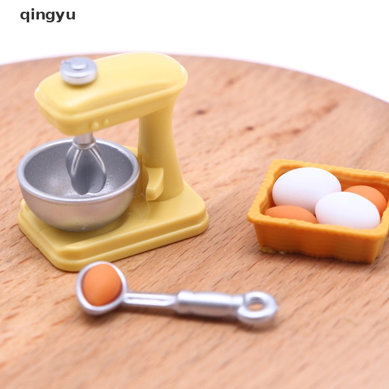 Qingyu Mô Hình Nhà Bếp Trộn Thực Phẩm Và Thức Ăn Mini Dùng Làm Đạo Cụ Nhà Bếp Thu Nhỏ Shoog PLI