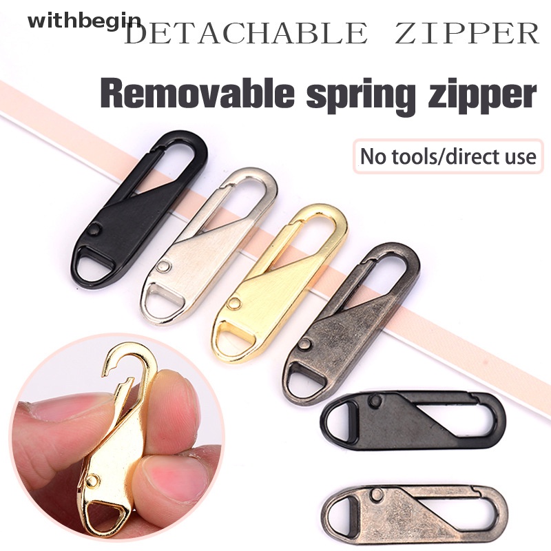 Bộ 2 Dụng Cụ May Vá Thủ Công Bằng Kim Loại Có Khóa Kéo