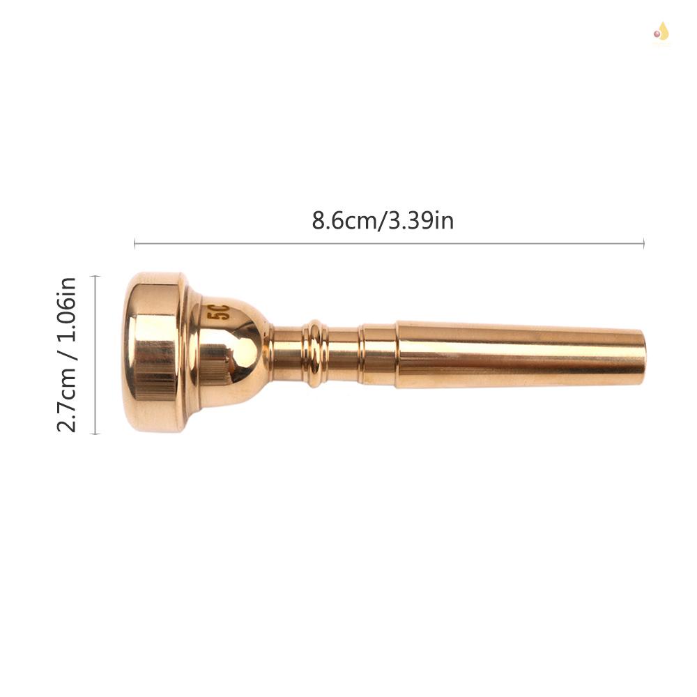 Miệng Thổi Kèn Trumpet mynice Mạ Vàng 5C