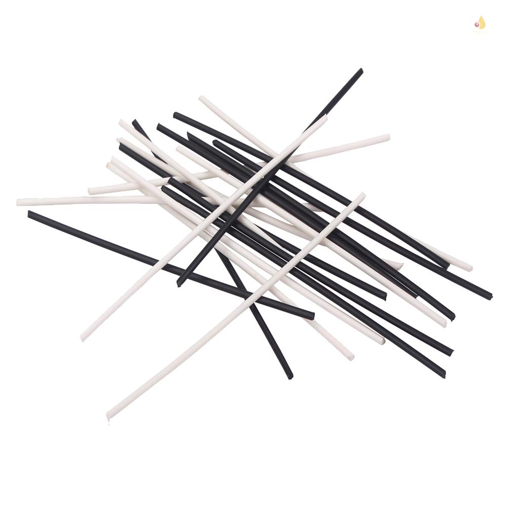 Set 10 Miếng Gỗ Đánh Dấu Vị Trí Đàn Guitar Bass Màu Trắng Đen 102 * 2mm Kèm 10 Tấm Bảng Đen