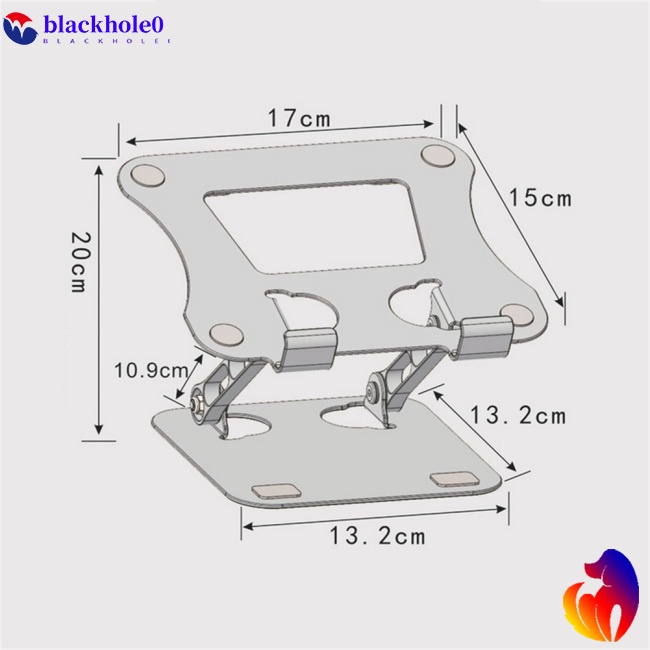 Giá Đỡ Máy Tính Bảng 4.7-12 Inch Thiết Kế Rỗng Xoay 360 Độ Chống Trượt Tiện Dụng