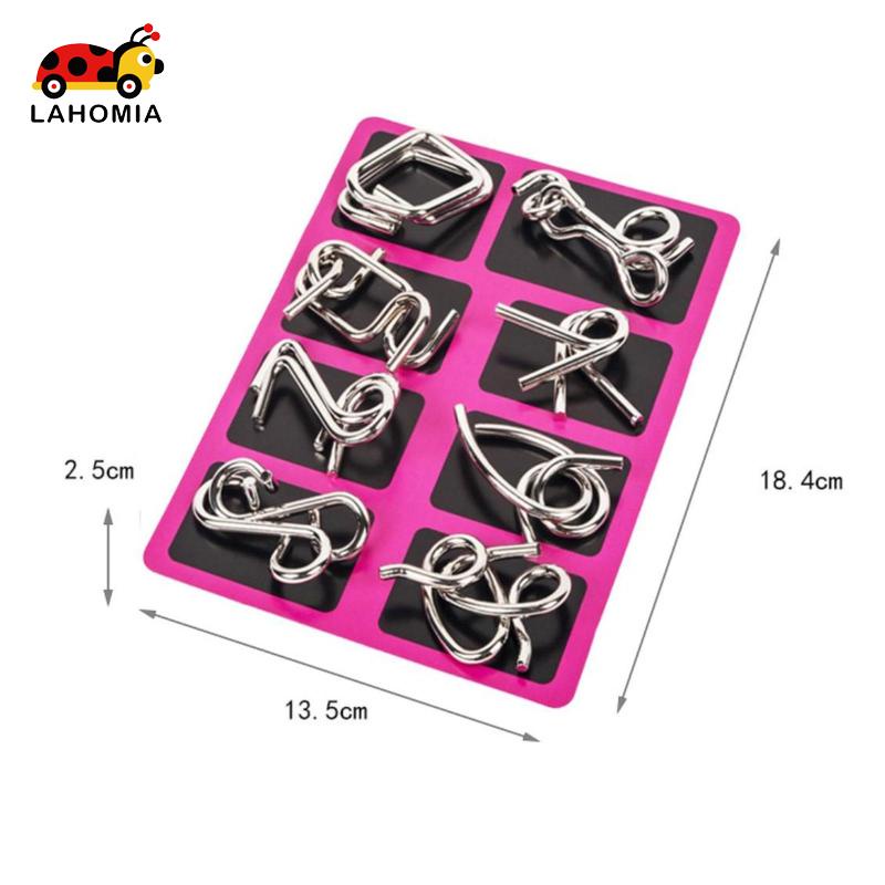 LAHOMIA Đồ Chơi Giáo Dục Cho Bé Tháo Gỡ Rối Dây Kim Loại Phong Cách Trung Hoa Độc Đáo Cho Người Lớn Và Trẻ Em