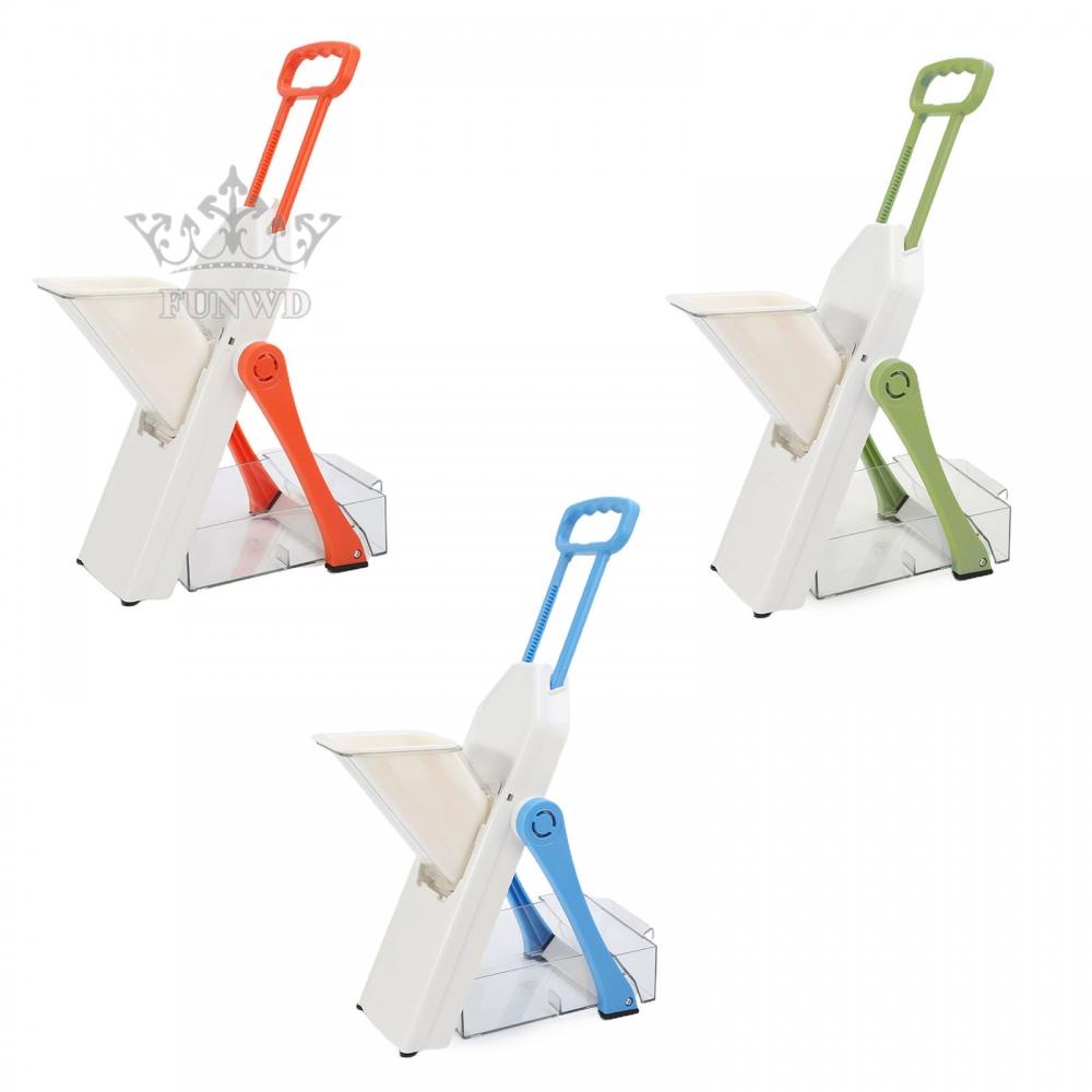 Dụng Cụ Cắt Lát Rau Củ Quả Với 4 Lưỡi Dao Có Thể Điều Chỉnh Dày Dặn Thông Dụng