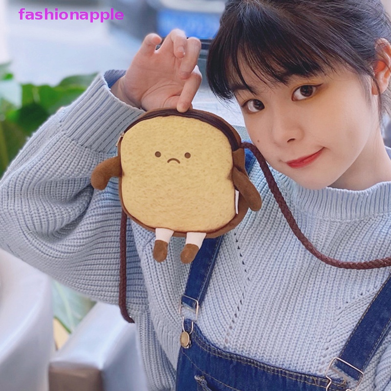 Túi Đeo Chéo Hình Bánh Mì Dễ Thương Cho Nữ