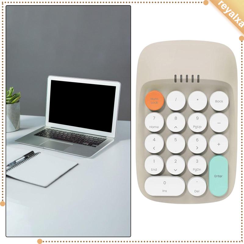 Bàn Phím Số Mini 18 Phím Không Gây Tiếng Ồn Siêu Bền Tiện Dụng Cho Laptop