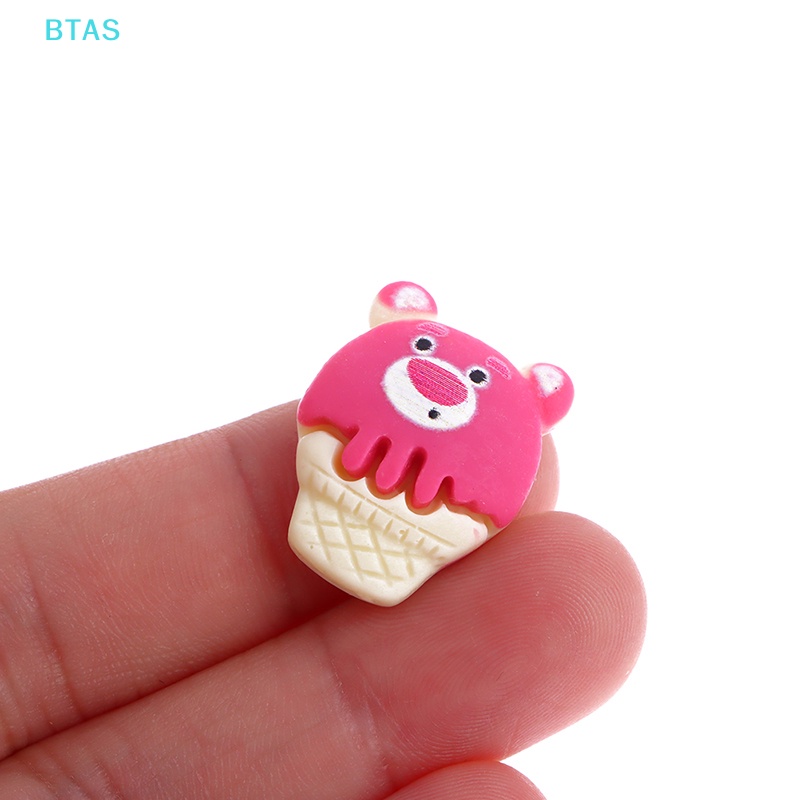 Set 20 Mô Hình Gấu Dâu Tây Hoạt Hình Mini Bằng Nhựa Resin Trang Trí Sổ Tay Diy