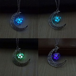 Vòng cổ Mặt Trăng Khuyết Phát Sáng