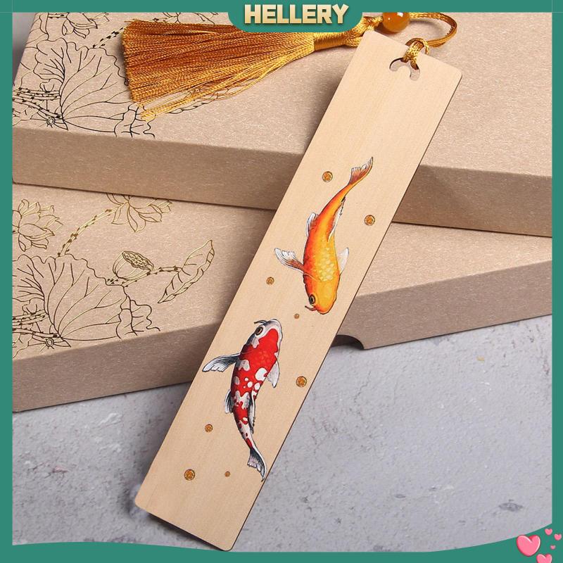 Thẻ Đánh Dấu Trang Sách Bằng Gỗ Phối Tua Rua Độc Đáo Trang Trí Lễ Tốt Nghiệp / Văn