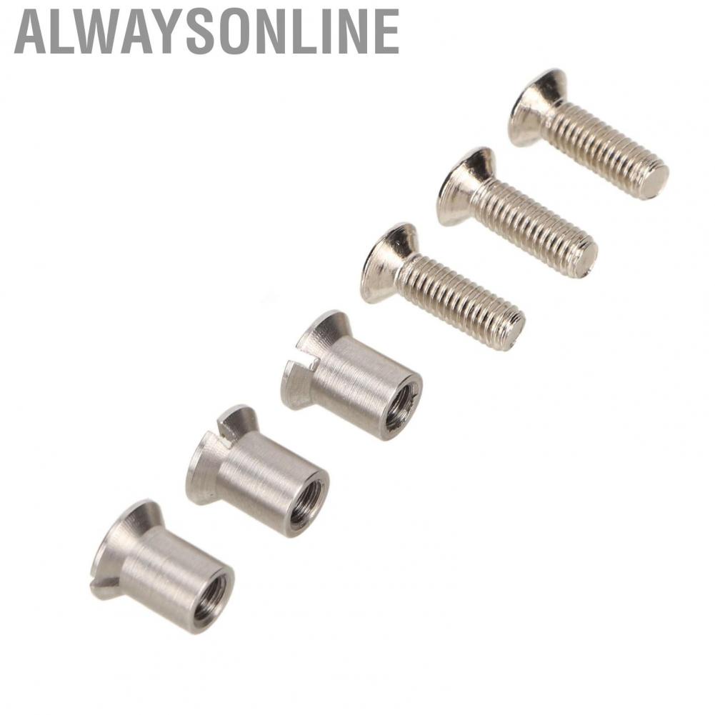 Alwaysonline Screw Set  3pcs High Hardness Universal Metal Trident for Reel To Tape Recorders