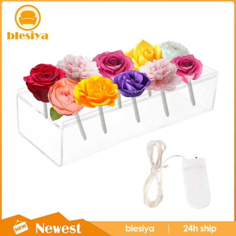 Bộ 10 Lọ Hoa Bằng Acrylic Dùng Trang Trí Bàn Tiệc Cưới