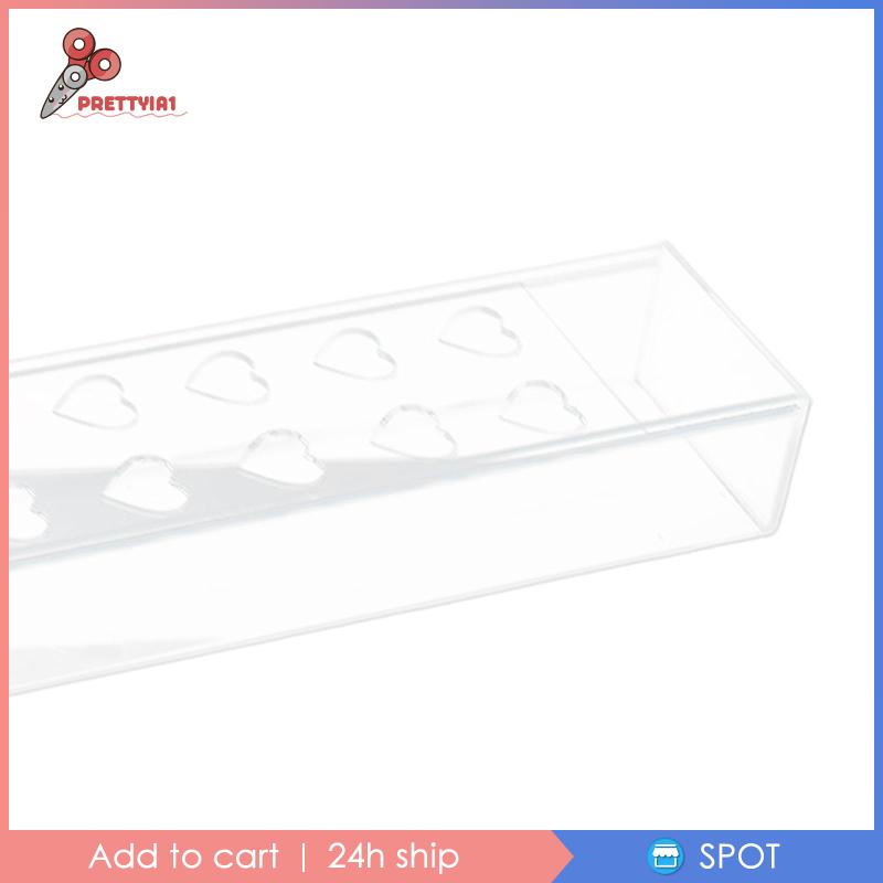 [Prettyia1] Lọ Hoa Hình Chữ Nhật Bằng Acrylic Để Bàn Trang Trí Nhà