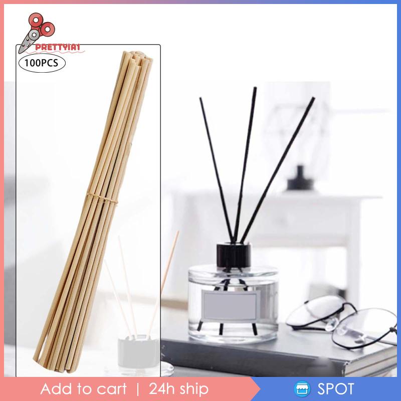 Set 100 Que Khuếch Tán Sậy Chuyên Dụng Cho Phòng Ngủ / SPA Prettyia1