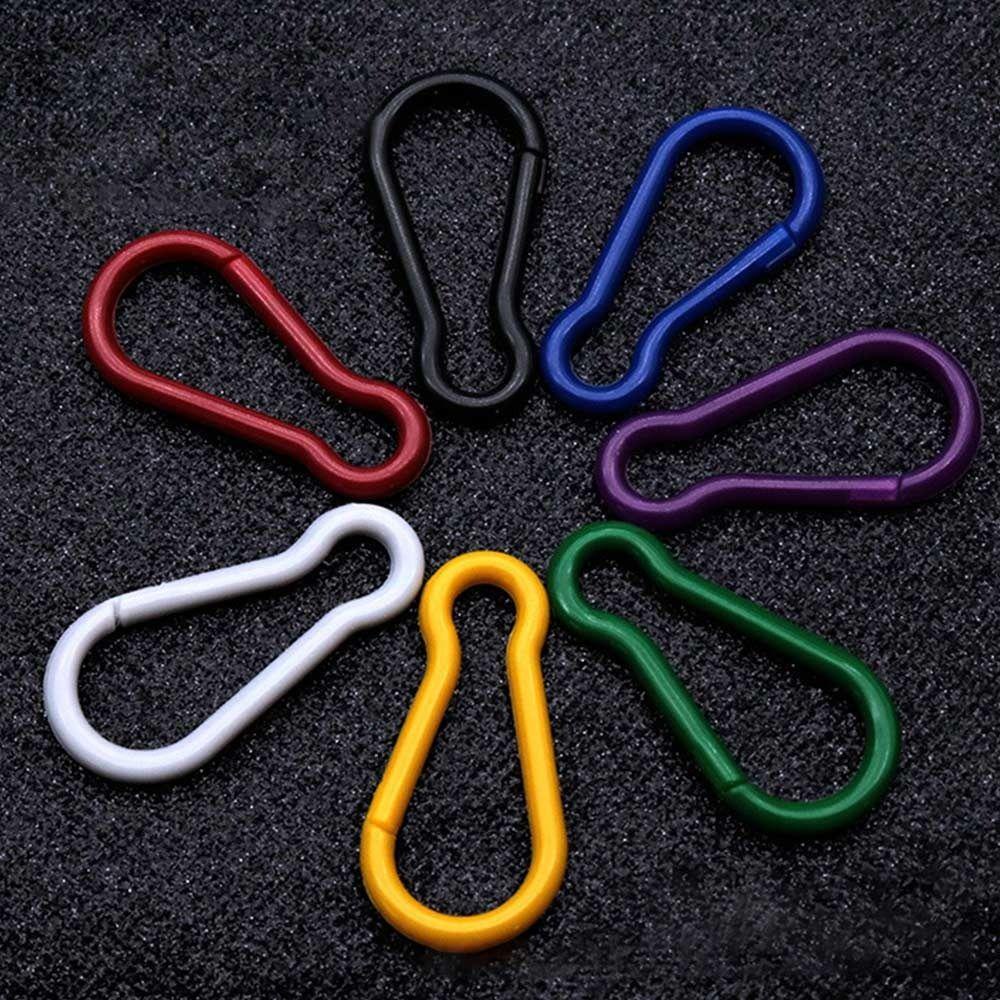 .Set 20 Móc Khóa Ba Lô Bằng Nhựa Nhiều Màu Sắc Dùng Khi Leo Núi / Chơi Thể Thao