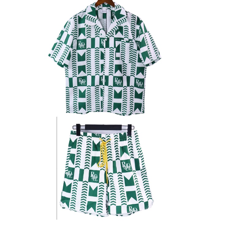 Set Áo Thun Ngắn Tay Cổ Bẻ Plus Size + Quần Short Thể Thao Thời Trang Unisex