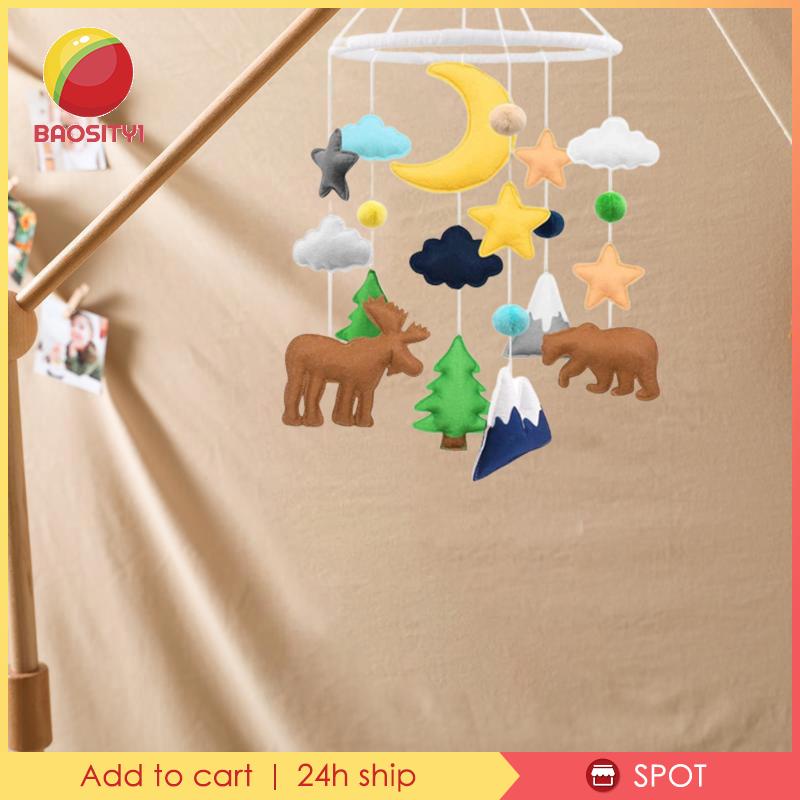 [Baosity1] Đồ Chơi Đạo Cụ Chụp Ảnh Treo Cũi Em Bé Có Cảm Biến