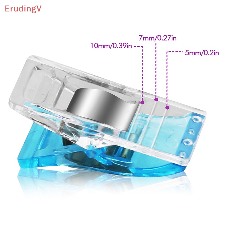 Bộ 20 Kẹp Nhựa Nhiều Màu Dùng Trong May Vá DIY