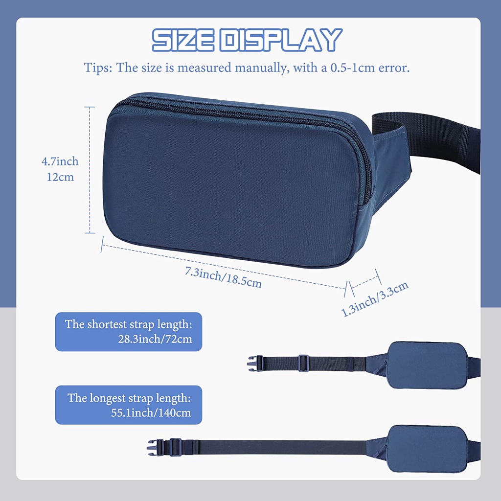 Túi Đeo Hông MoKo Mini Thời Trang Có Thể Điều Chỉnh Cho Nam Nữ