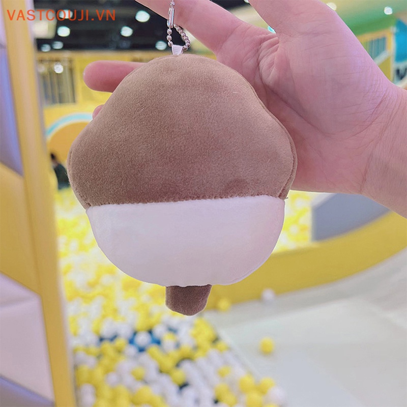 Móc Khóa Hình Cây Kem Nhồi Bông Đáng Yêu