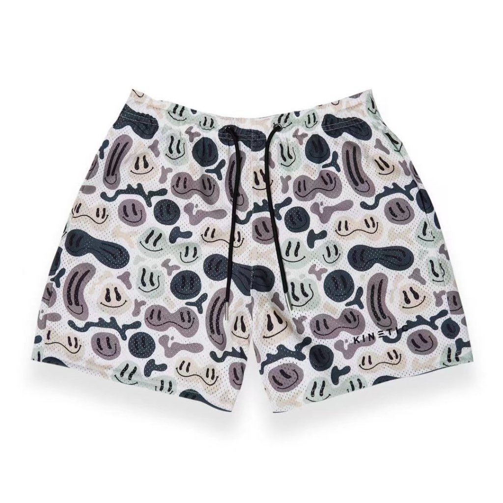 Quần Short Thể Thao Mùa Hè Mau Khô Thoáng Khí Phong Cách Đường Phố Mỹ Mới