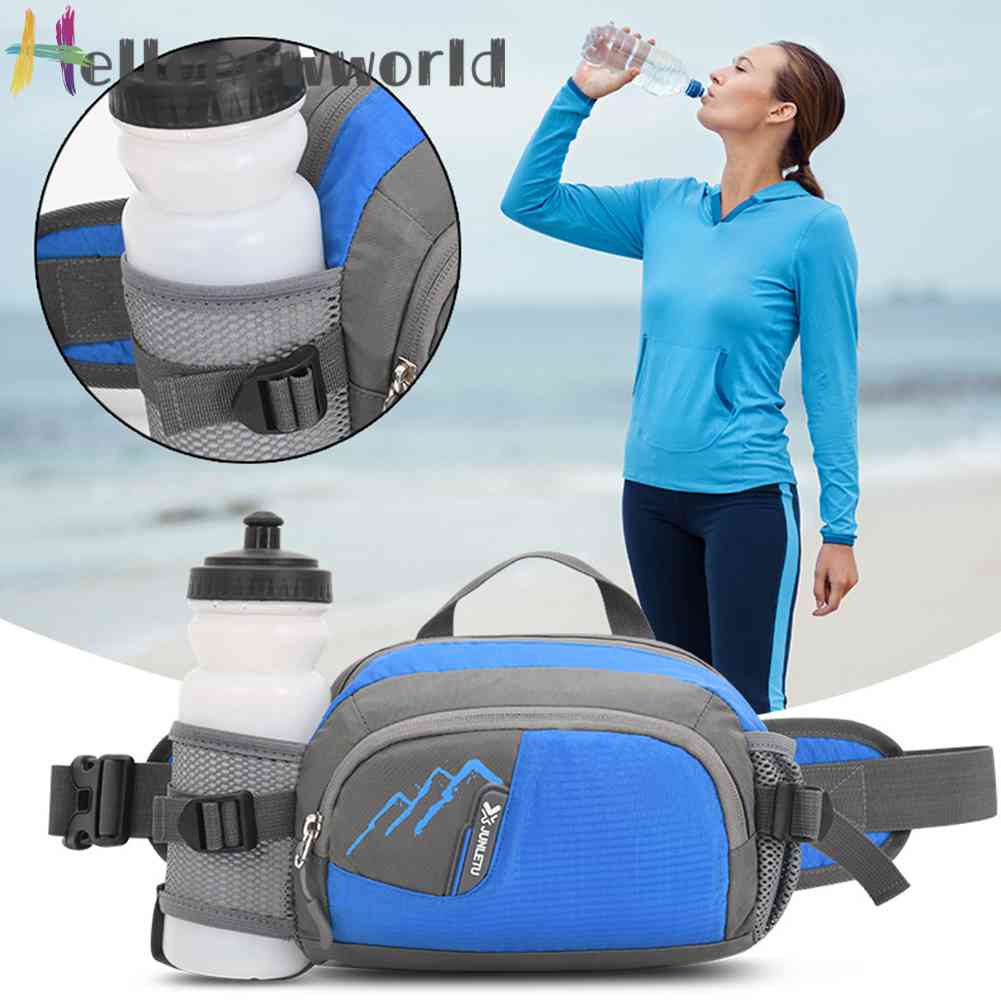 Dây Đai Nylon Gọn Nhẹ Co Giãn Kèm Giá Đỡ Chai Nước Tiện Dụng Cho Các Hoạt