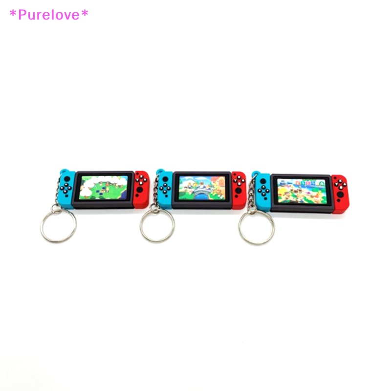 1 Móc Khóa Hình Máy Chơi Game Mario Thời Trang Áo Thun Thiết Kế Mới Năng Động Thời Trang