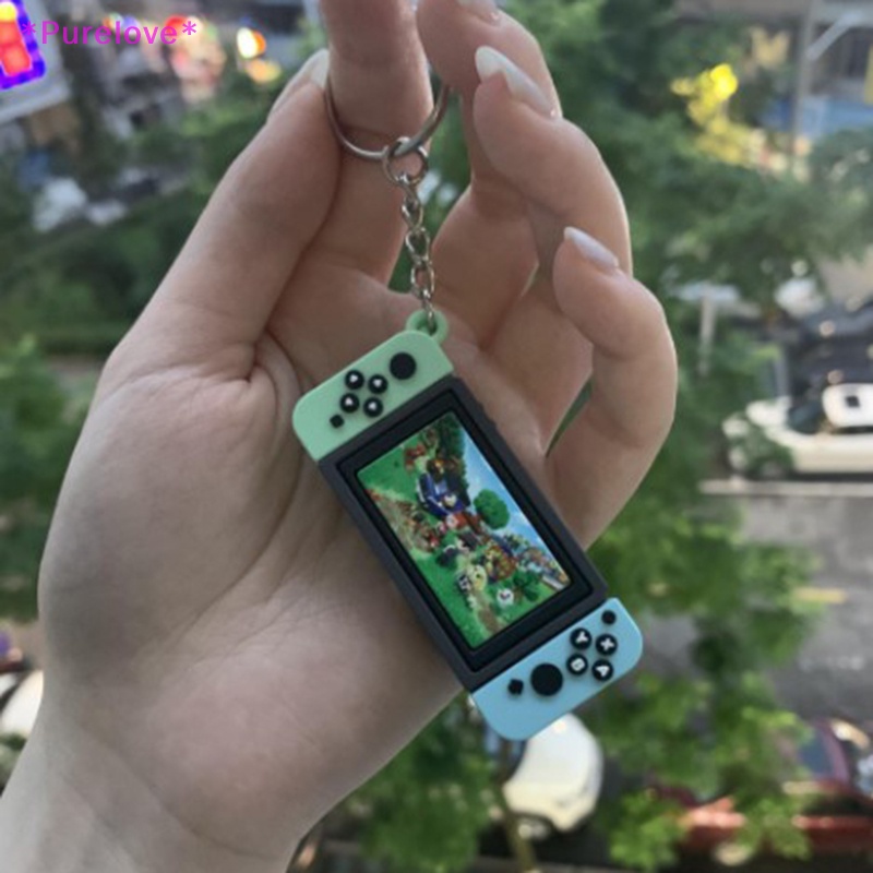 1 Móc Khóa Hình Máy Chơi Game Mario Thời Trang Áo Thun Thiết Kế Mới Năng Động Thời Trang