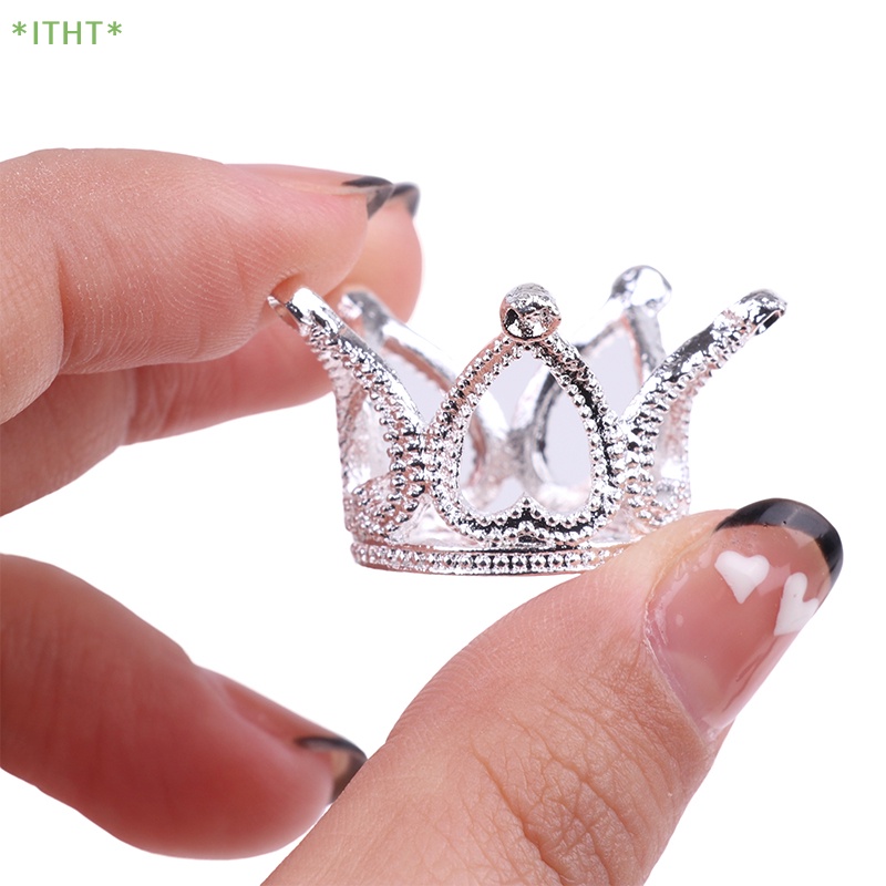 Vương Miện Cài Tóc Bằng Kim Loại Cho Búp Bê Tỷ Lệ 1 / 6 Mới