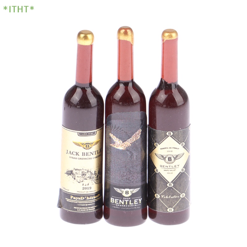 Set 10 Ly Rượu Mini Tỉ Lệ 1: 12 Dùng Để Trang Trí Nhà Búp Bê Mới
