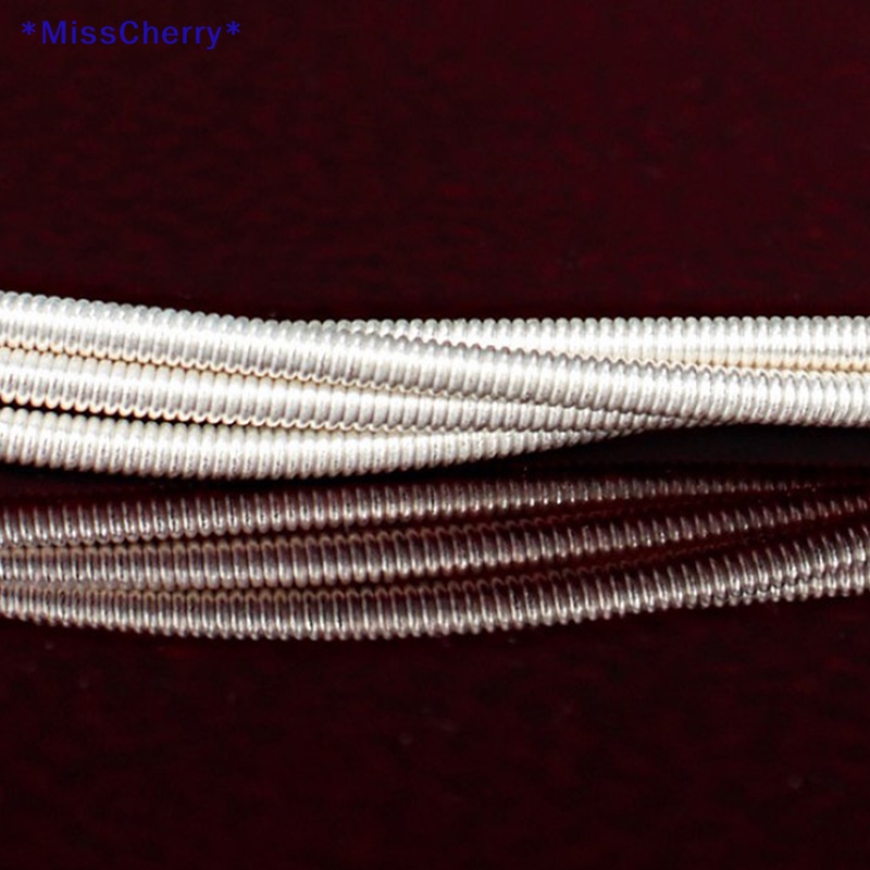 Set 6 Dây Đàn Guitar Bằng Nylon Màu Bạc Dành Cho Guitar Cổ Điển Mới