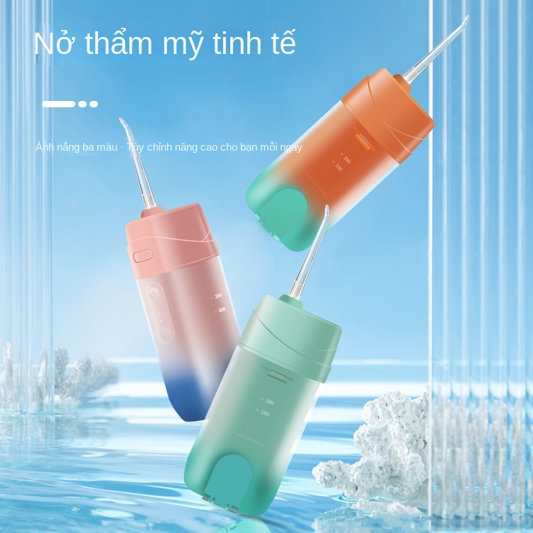 Máy Làm Sạch Răng Bằng Điện Thông Minh Có Thể Thu Gọn Tiện Lợi