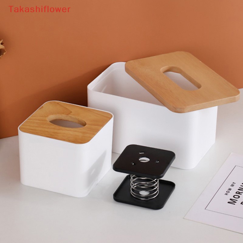 1 Hộp Đựng Khăn Giấy Dạng Lò Xo Đàn Hồi Tiện Dụng Giá Đỡ