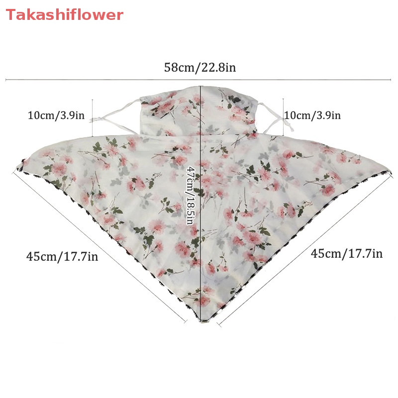 1 Khẩu Trang Chống Nắng Chống Bụi Bằng Lụa Cho Nữ (Takashiflower)