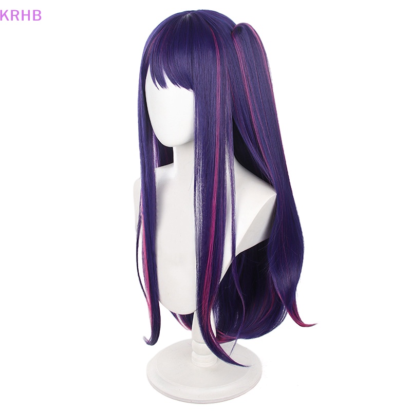 1 Bộ Tóc Giả Màu Tím Hóa Trang Nhân Vật Oshi No Ko 75cm Mới