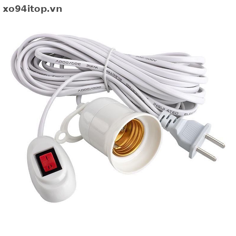 Đuôi Đèn LED Nối Dài E27 2.3M Kèm Công Tắc