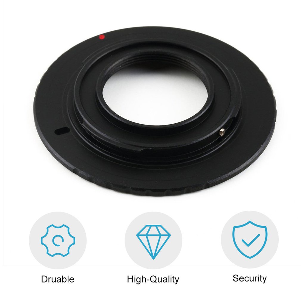 Adapter Camera Lens Black Anodized Aluminum Metal Convert Ring Micro 4/3 M4/3 Mount For Olympus Pm1 C [Q/2]
