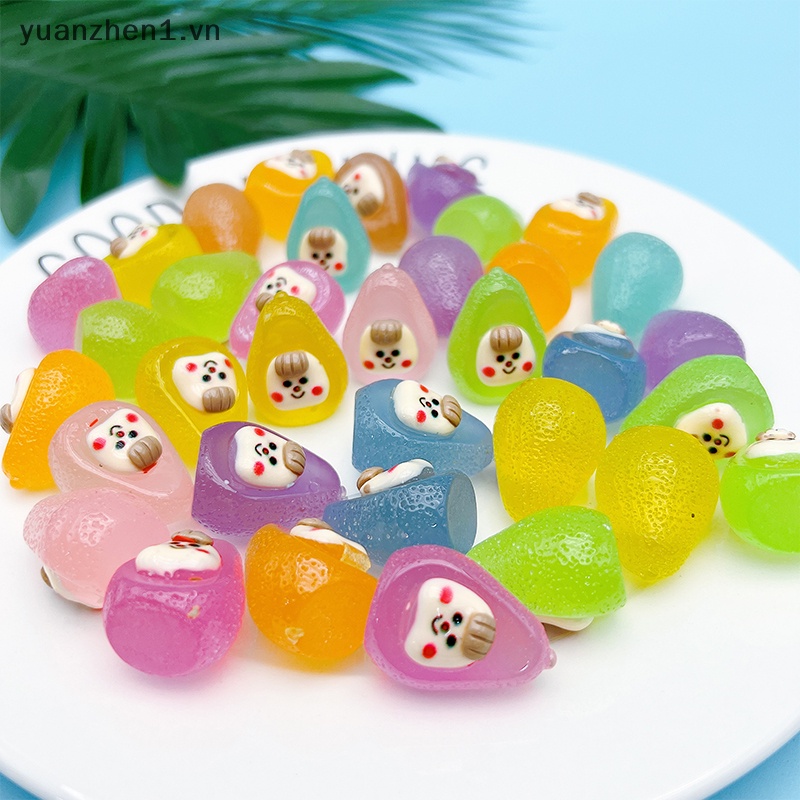 1 Đồ trang trí Quả Bơ / Dứa Dorami Mini Phát Sáng Dùng Để Trang Trí