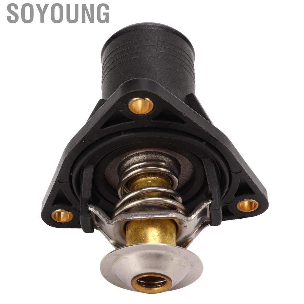 Soyoung Engine Coolant Thermostat  High Efficiency High Temperature Resistant Thermostat C2S11278 Reliable  for Car