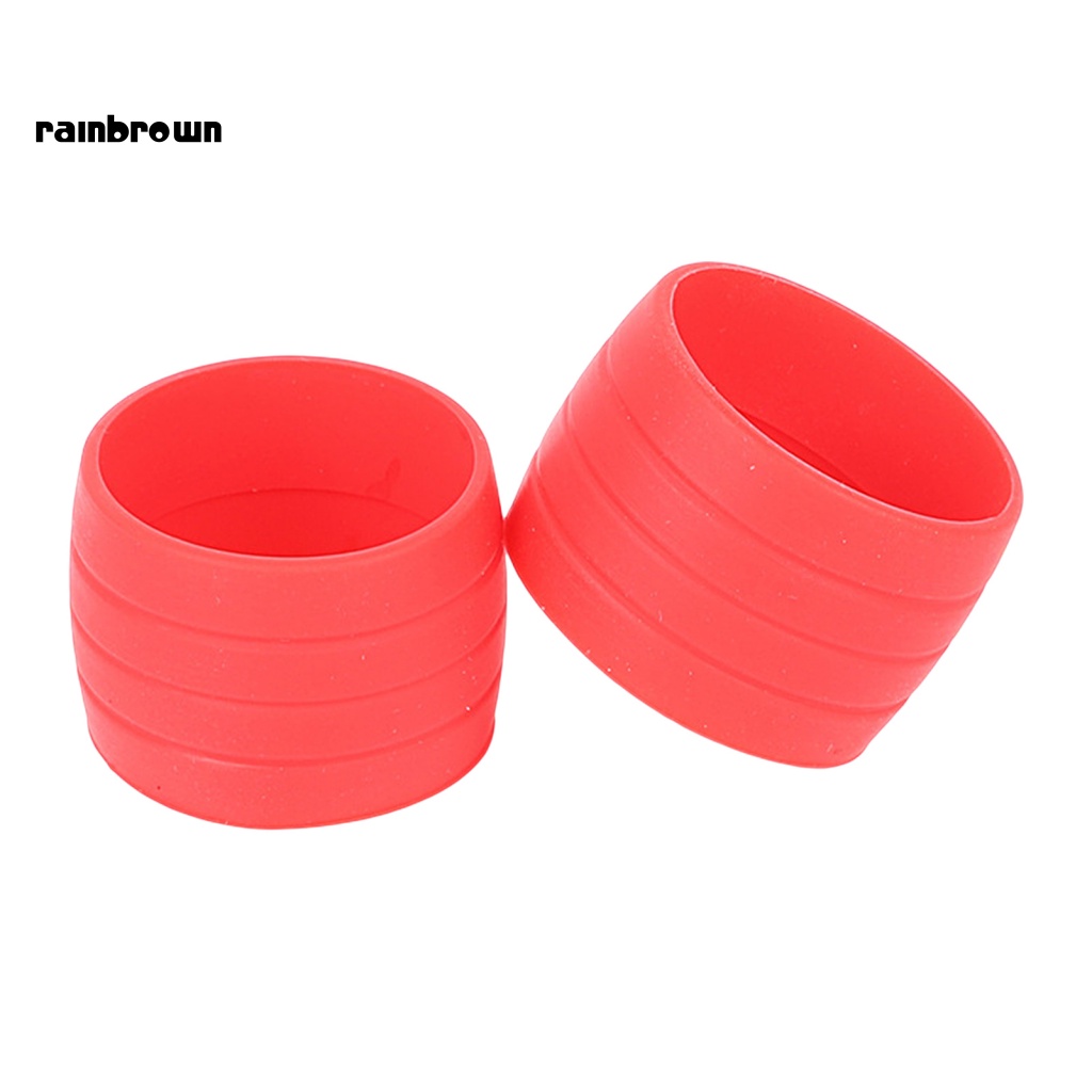 1 Cặp Dây Cáp Xe Đạp Bằng Silicone Độ Co Giãn Cao Dễ Mang Theo