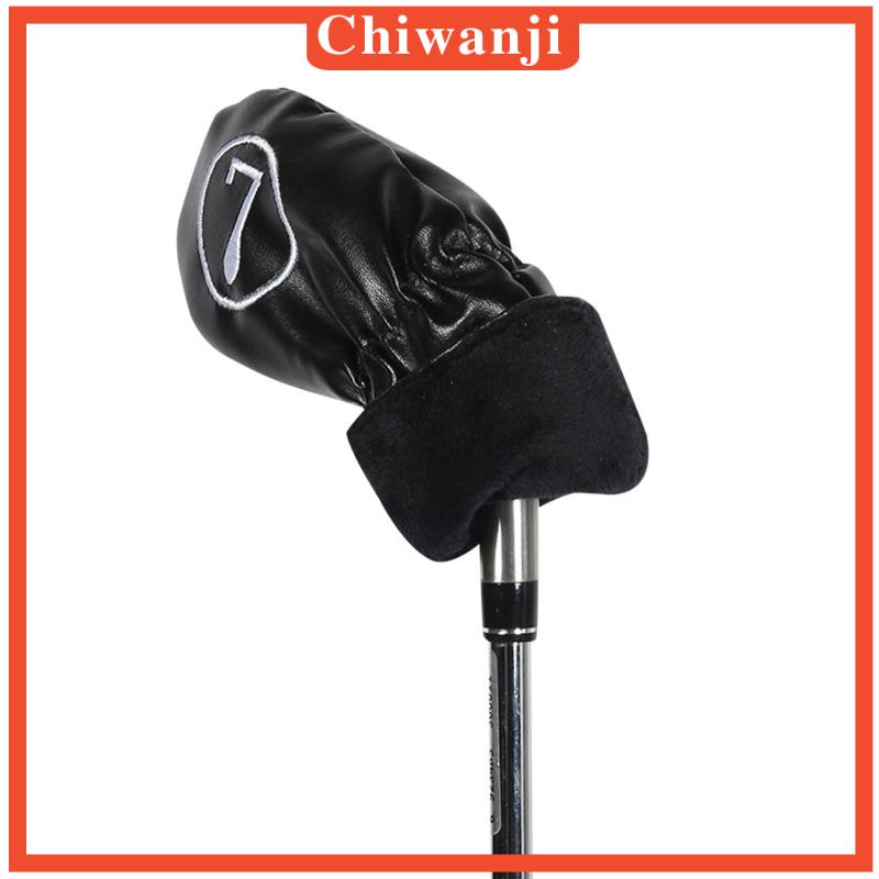 Bộ 10 Vỏ Bọc Đầu Gậy Đánh Golf Thêu Họa Tiết