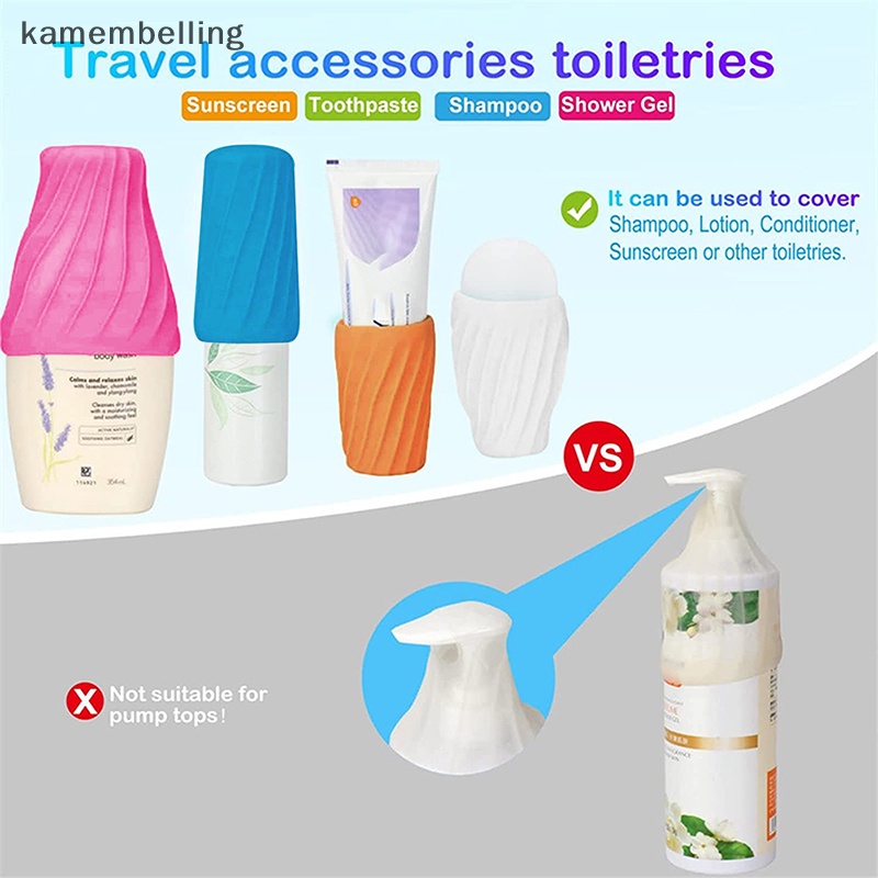 Kamembelling Ống Tay Áo Bằng Silicone Co Giãn Chống Rò Rỉ Khi Đi Du Lịch