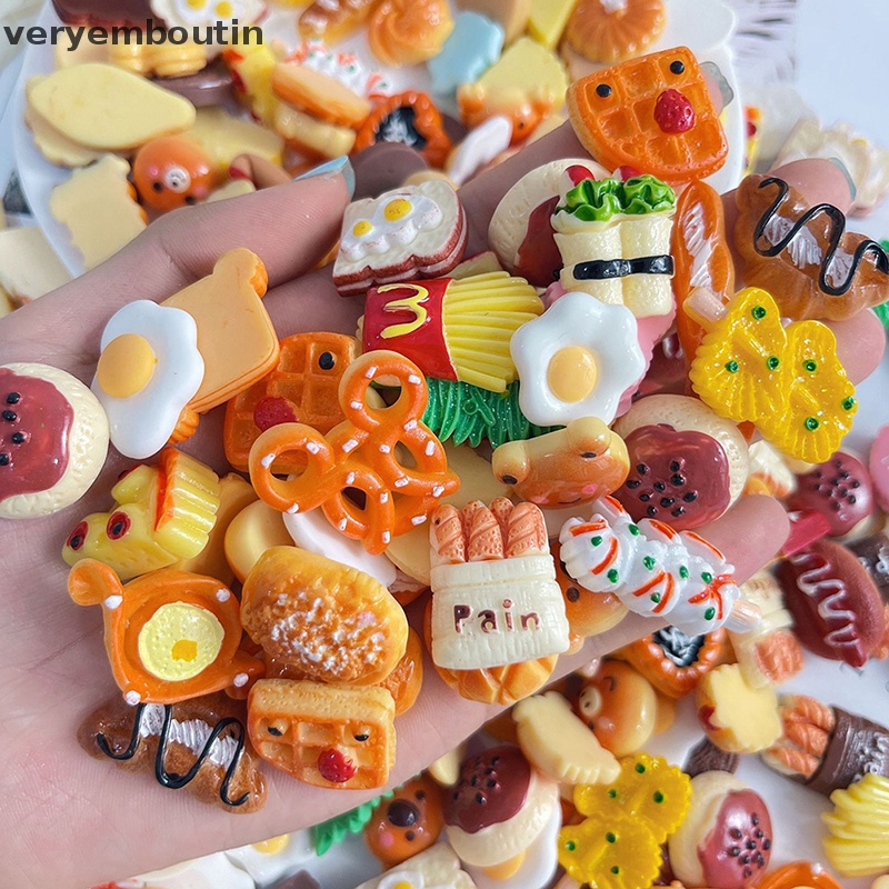 Bộ 5 Bình Nhỏ Đựng Phụ Kiện Trang Sức / Điện Thoại Bằng Nhựa Resin Thủ Công DIY