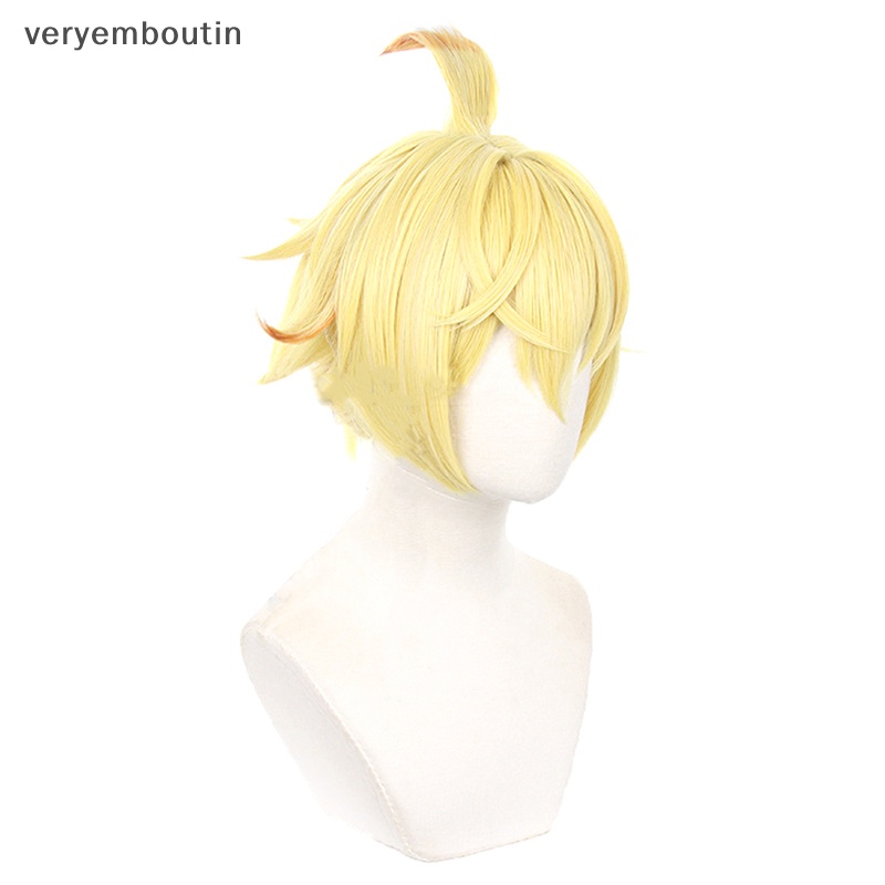 Tóc Giả Chịu Nhiệt Hóa Trang Nhân Vật Mika Trong Genshin Va Chạm Mika