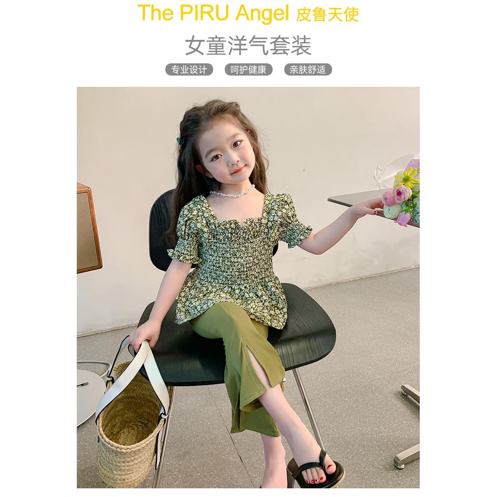 Bộ Đồ Thời Trang Mùa Hè Xinh Xắn Dành Cho Bé Gái