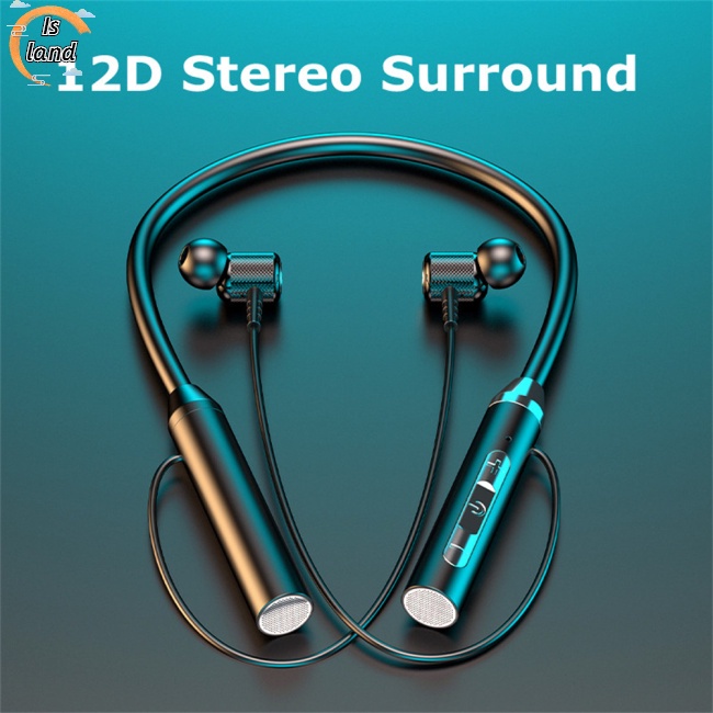 Tai Nghe Nhét Tai Bluetooth 5.2 Đeo Cổ Chống Ồn Thông Dụng