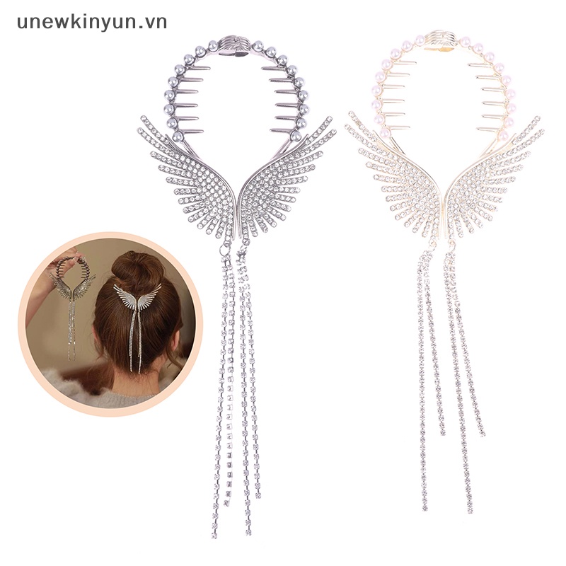 Kẹp Tóc Hình Cánh Bướm Đính Đá Thời Trang Cho Nữ