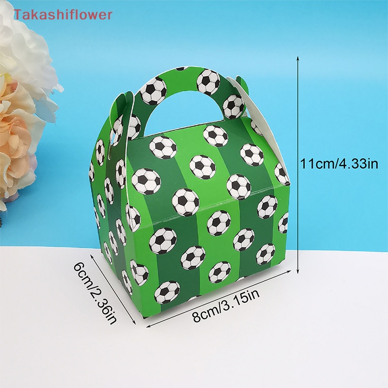 Set 25 Hộp Đựng Kẹo Mini Hình Quả Bóng Đá Hoạt Hình Dễ Thương Cho Bé