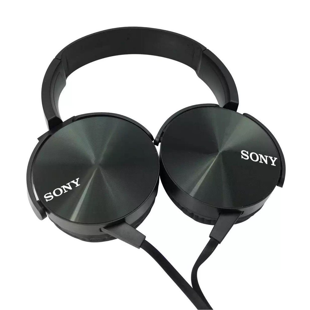 Xb450 Wire Headphone Extra Bass Stereo Noise Reduction Adjustable Foldable Headset Headphones For Tablet [Q/1]