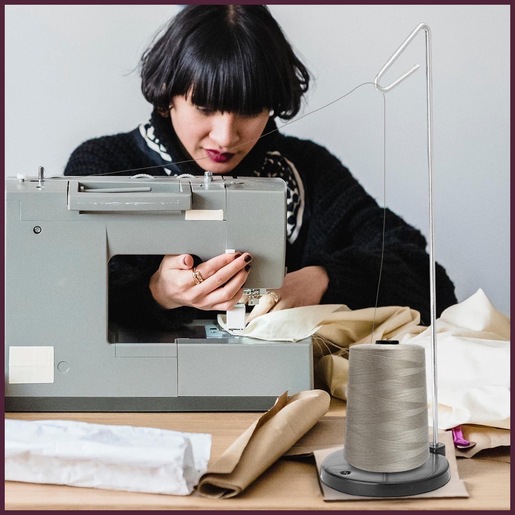 Giá Đỡ Cuộn Chỉ Thêu Đơn Kèm Đế Tháo Rời Được Dành Cho Máy May Serger Gemvn